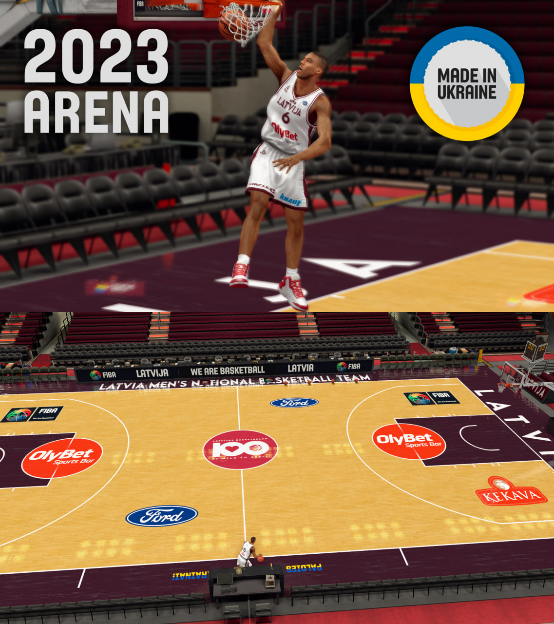 LATVIJAS BASKETBOLAM NBA 2K14 (ARENA, 2 JERSEY) - 2023 LATVIJAS BASKETBOLAM NBA 2K14 (ARENA, 2 JERSEY) - 2023